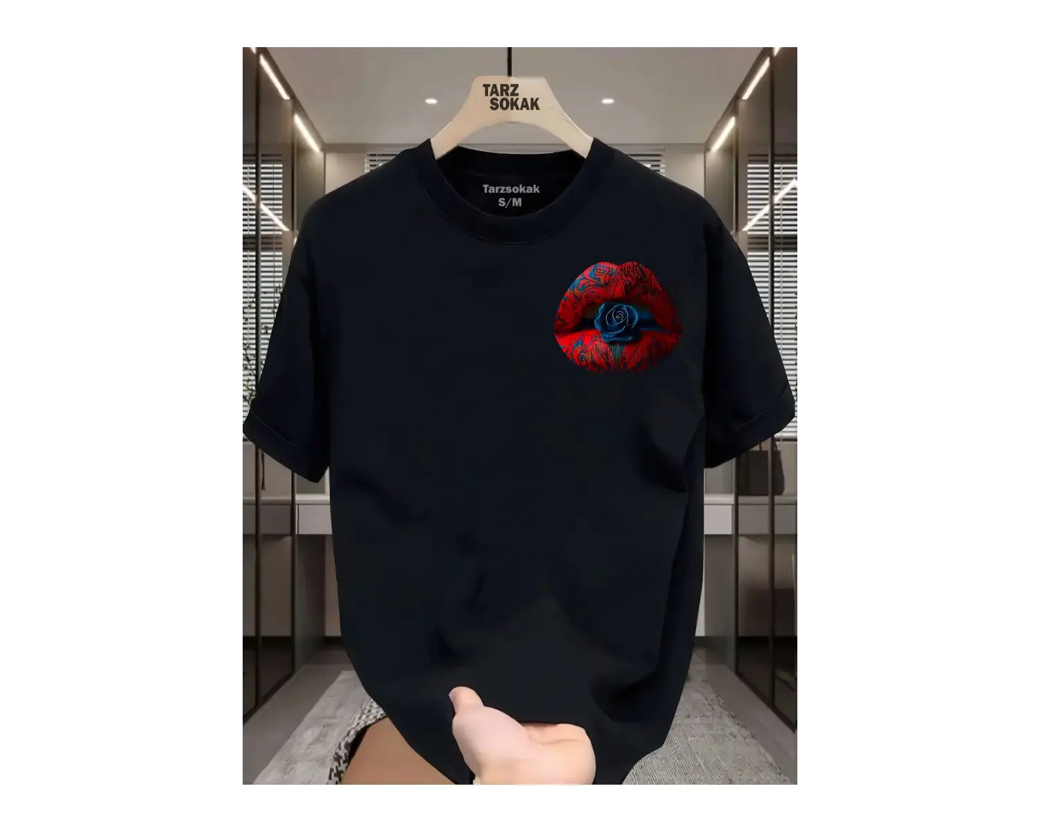 UNİSEX Dudak Lips T-shirt