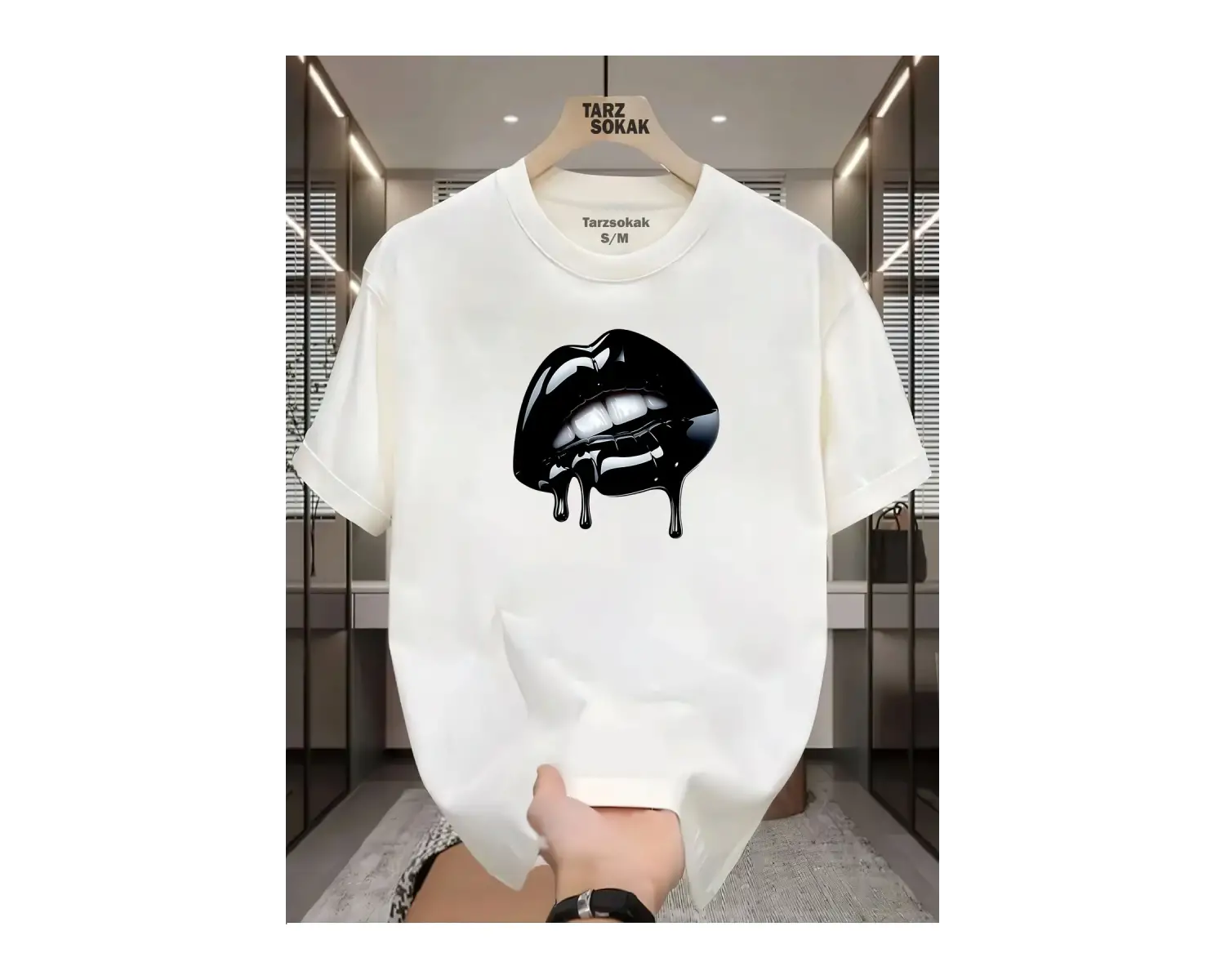 UNİSEX Dudak Lips T-shirt