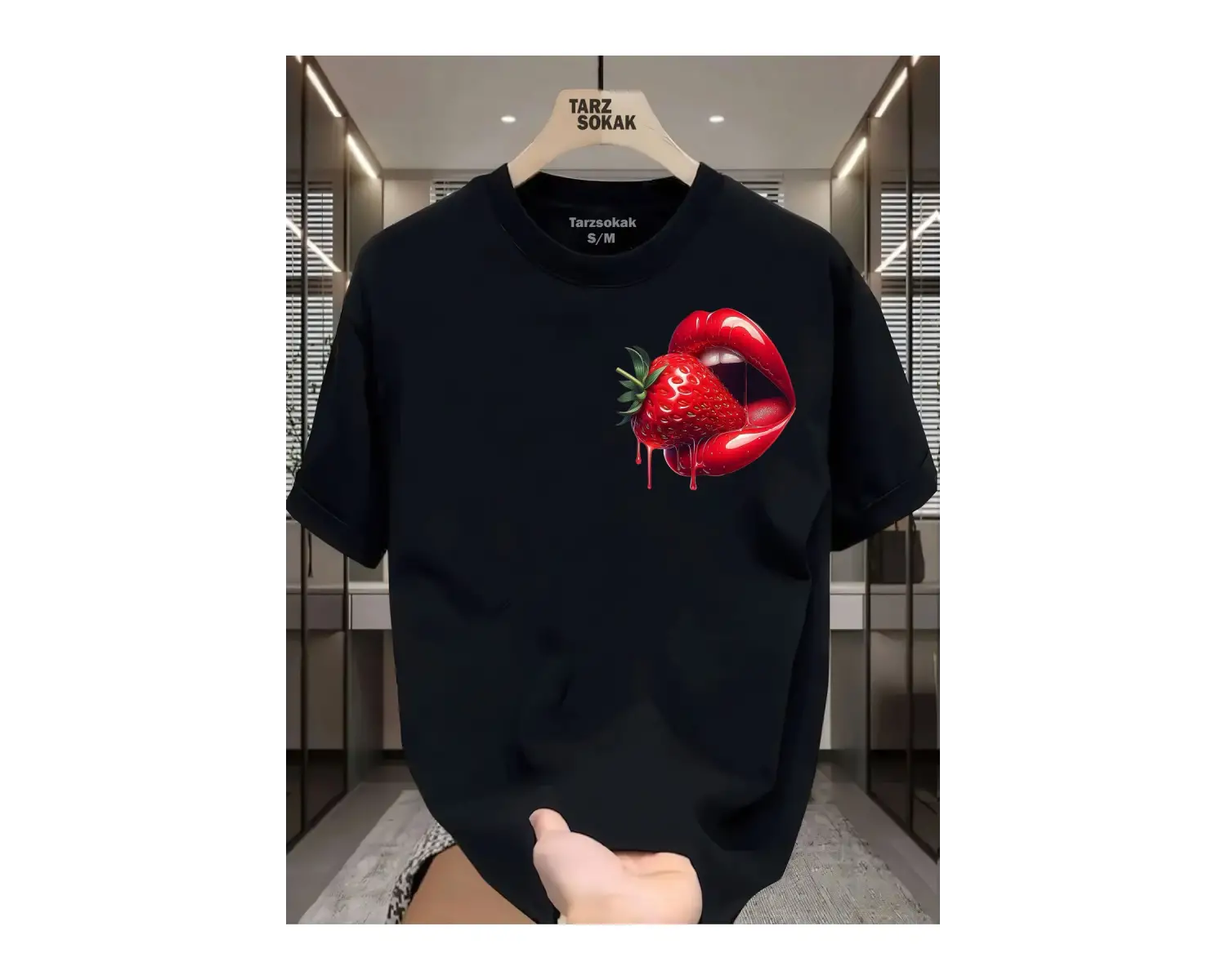 UNİSEX Dudak Lips T-shirt