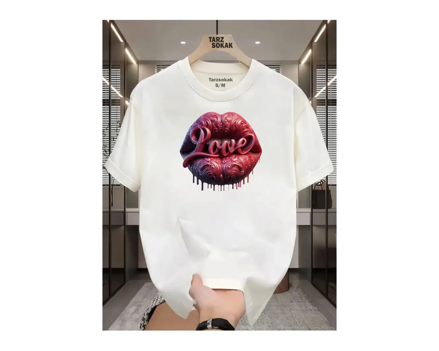 UNİSEX Dudak Lips T-shirt