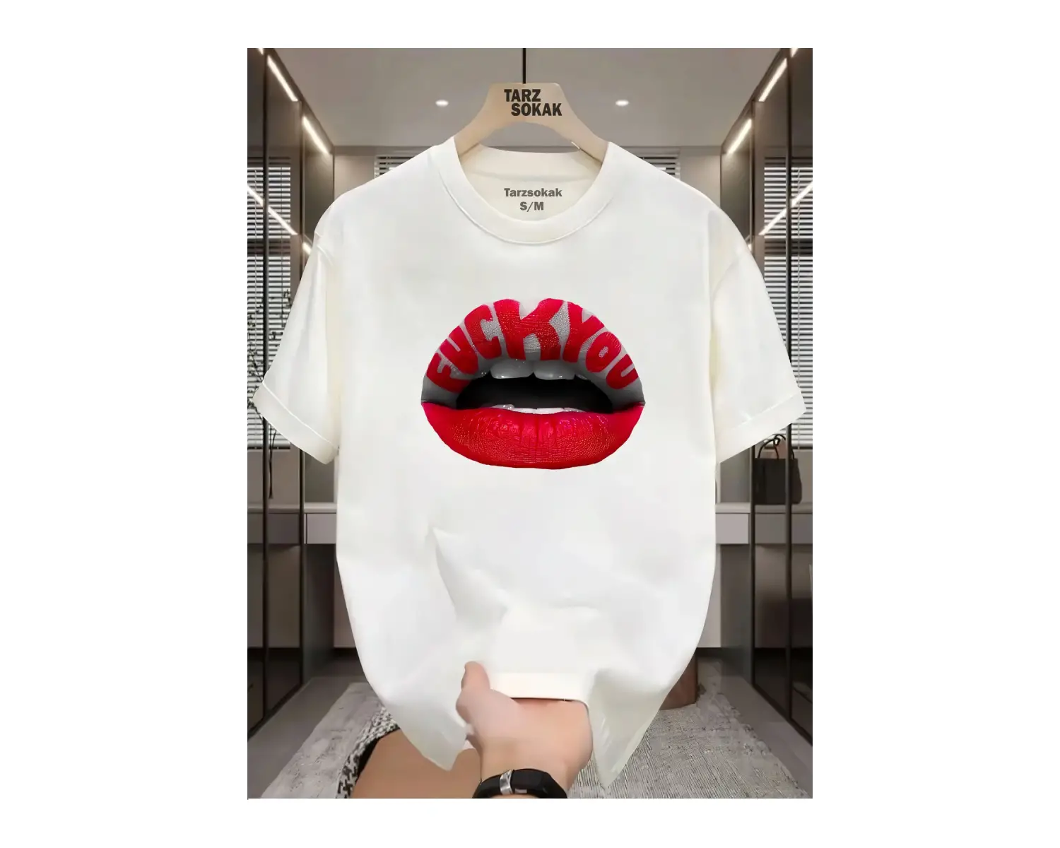 UNİSEX Dudak Lips T-shirt
