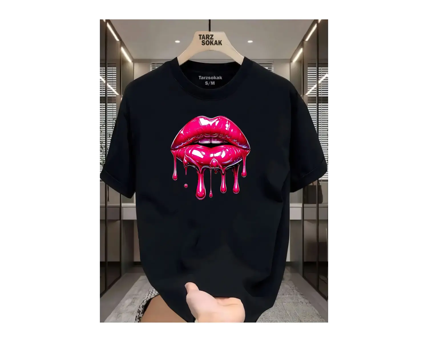 UNİSEX Dudak Lips T-shirt
