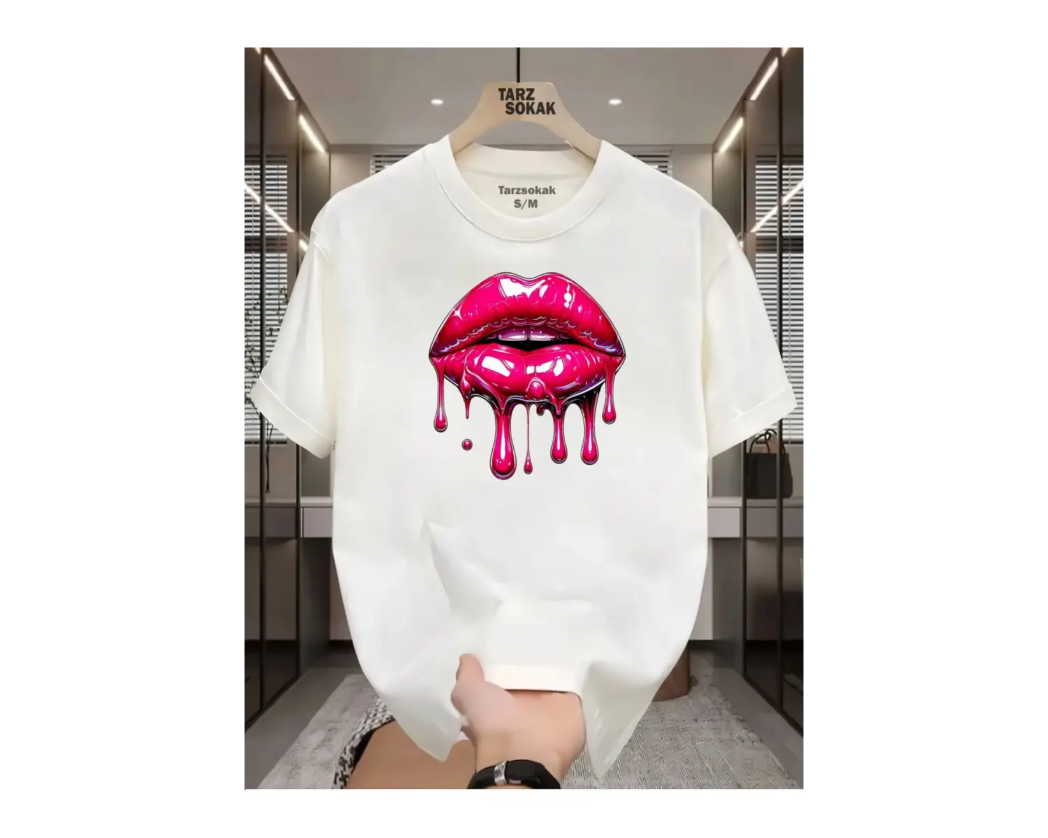 UNİSEX Dudak Lips T-shirt