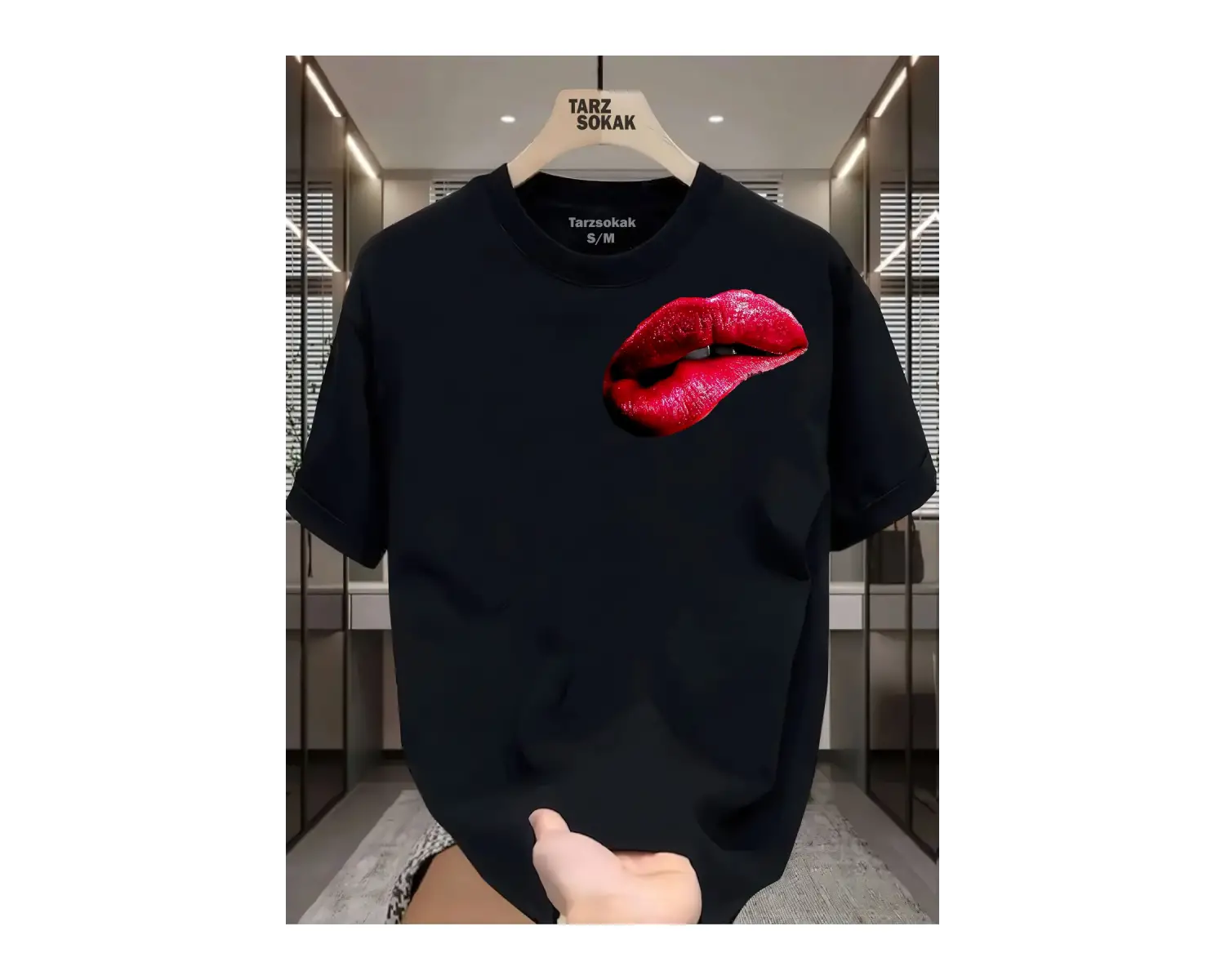 UNİSEX Dudak Lips T-shirt