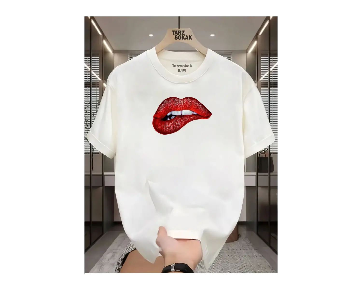 UNİSEX Dudak Lips T-shirt
