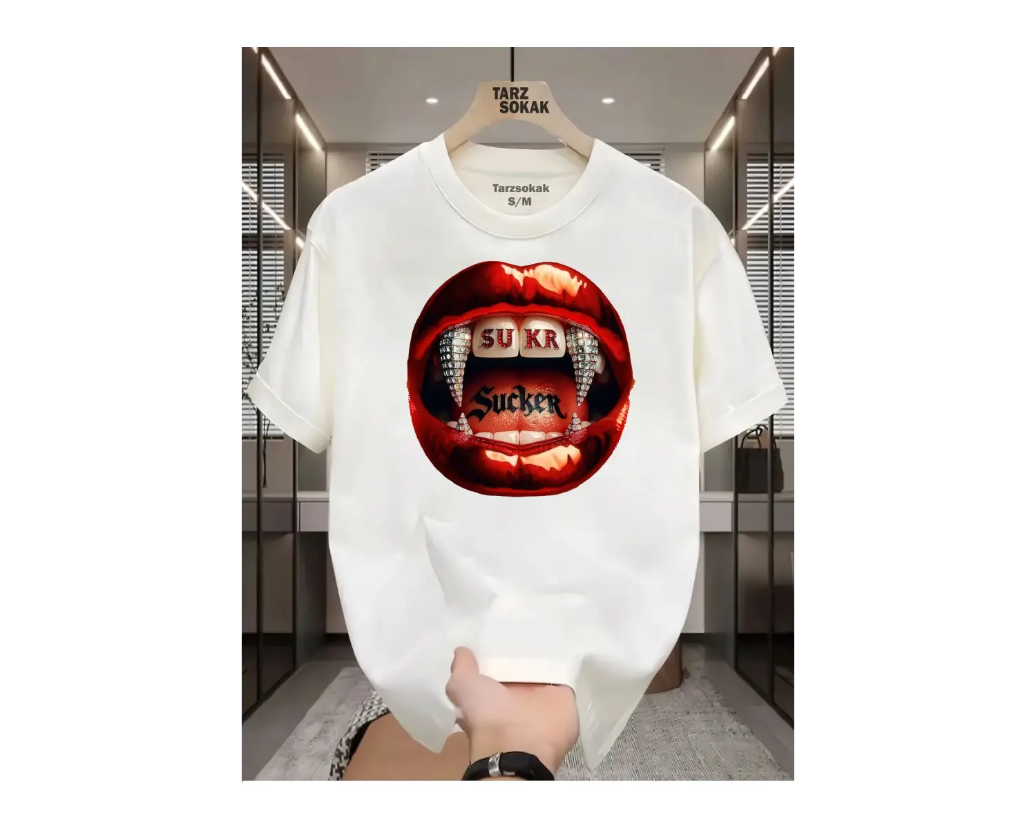 UNİSEX Dudak Lips T-shirt