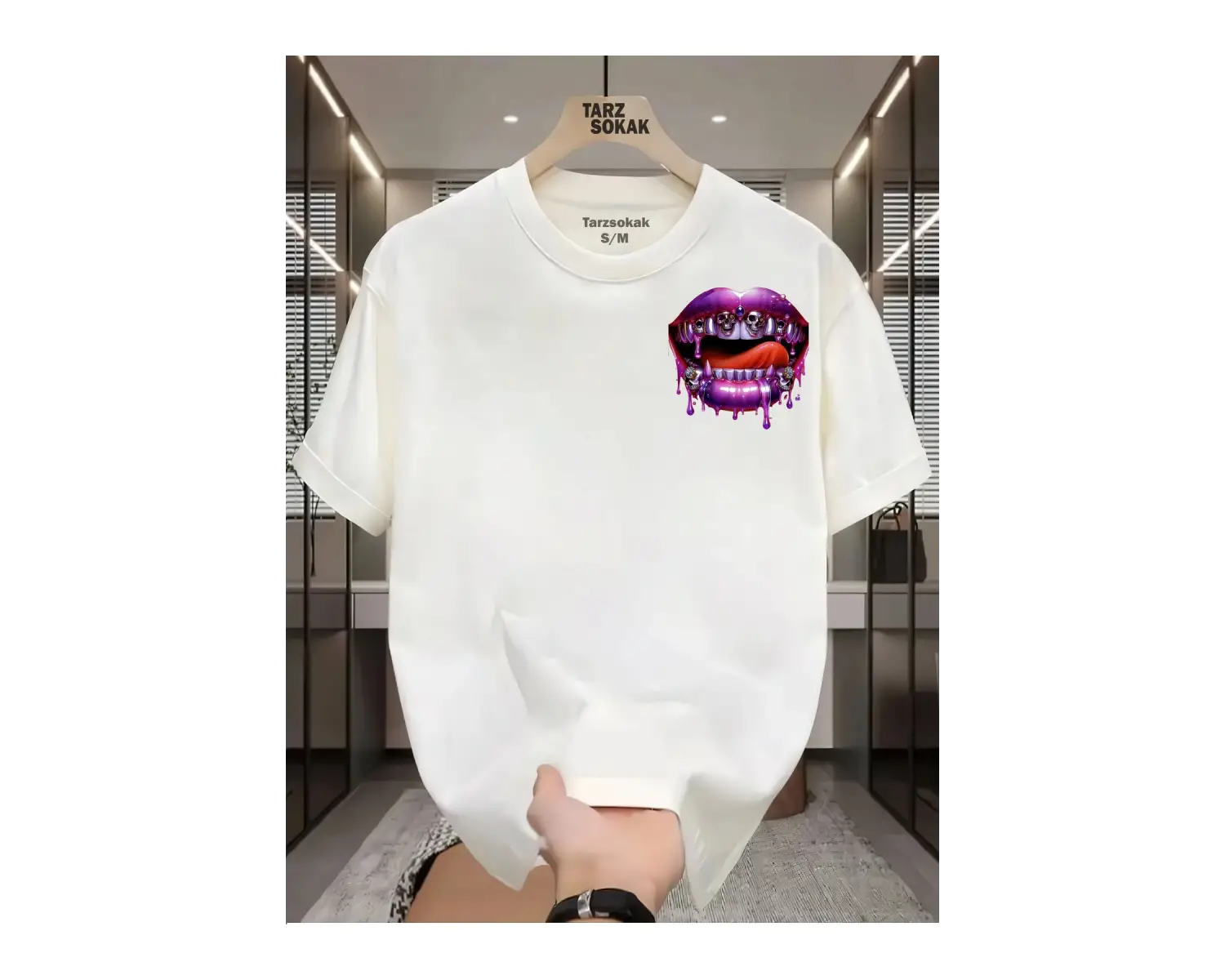 UNİSEX Dudak Lips T-shirt