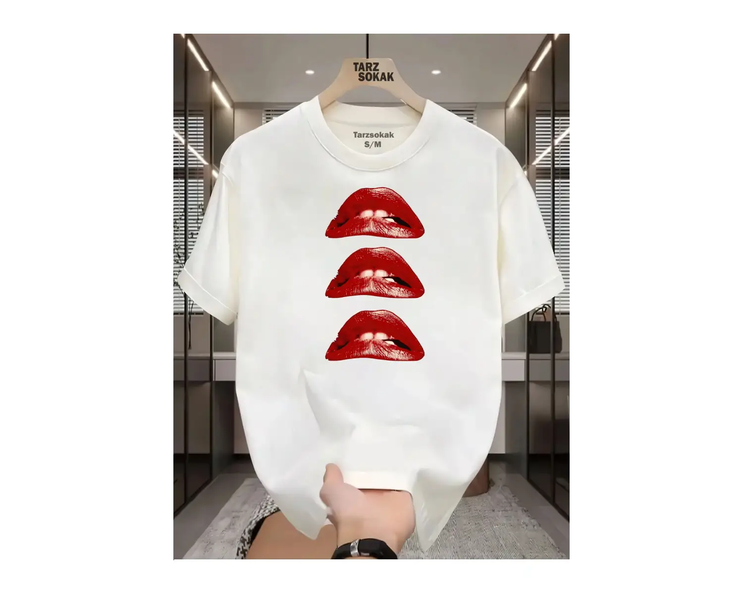 UNİSEX Dudak Lips T-shirt