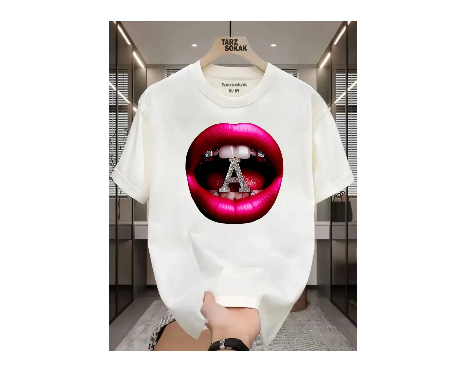 UNİSEX Dudak Lips T-shirt