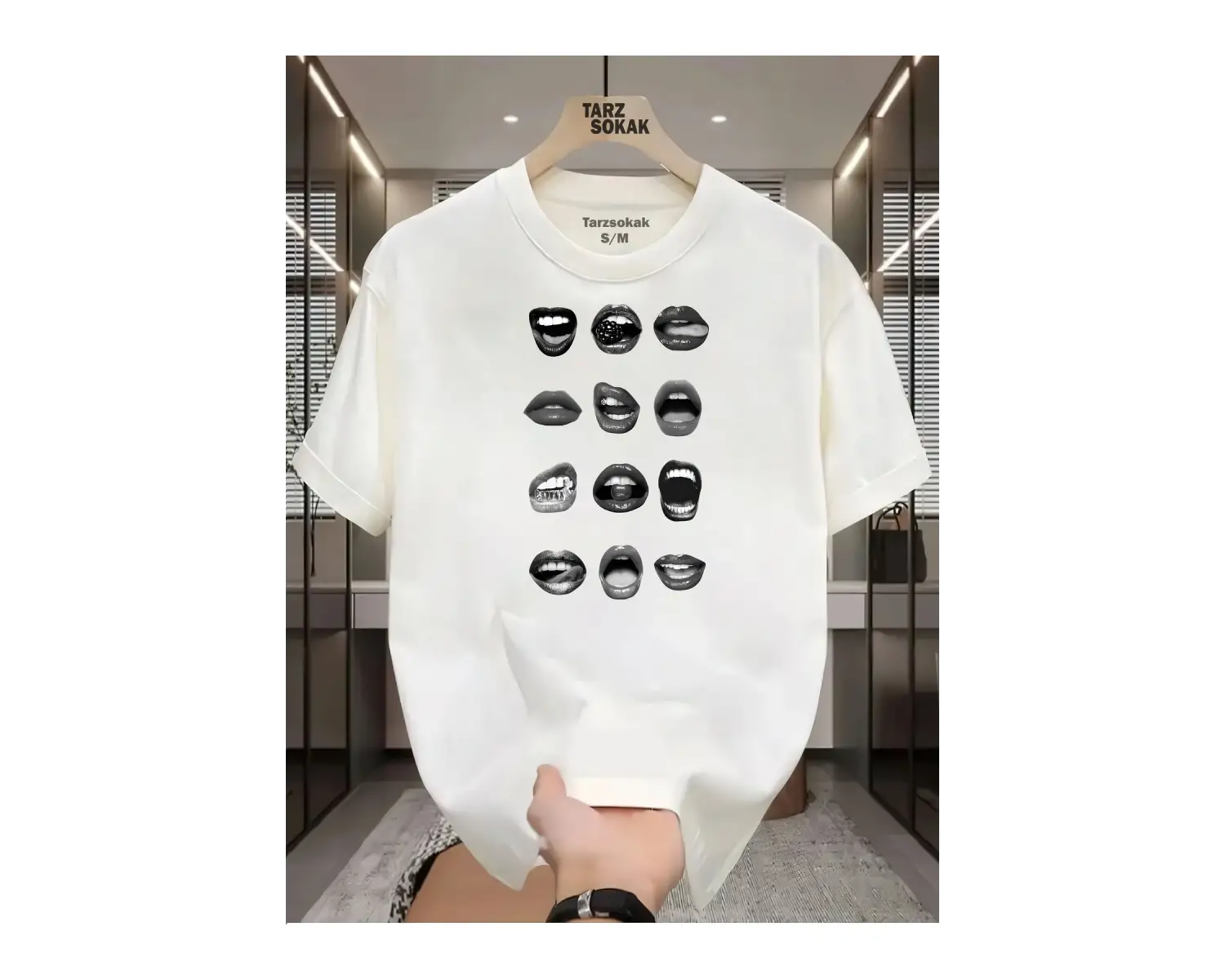 UNİSEX Dudak Lips T-shirt