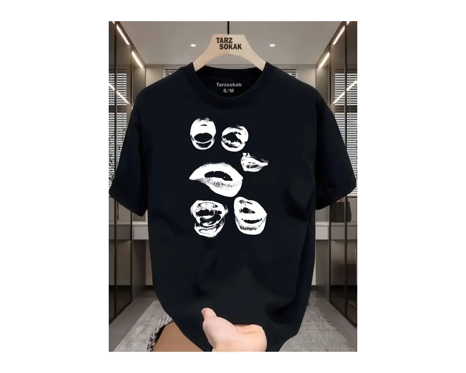 UNİSEX Dudak Lips T-shirt