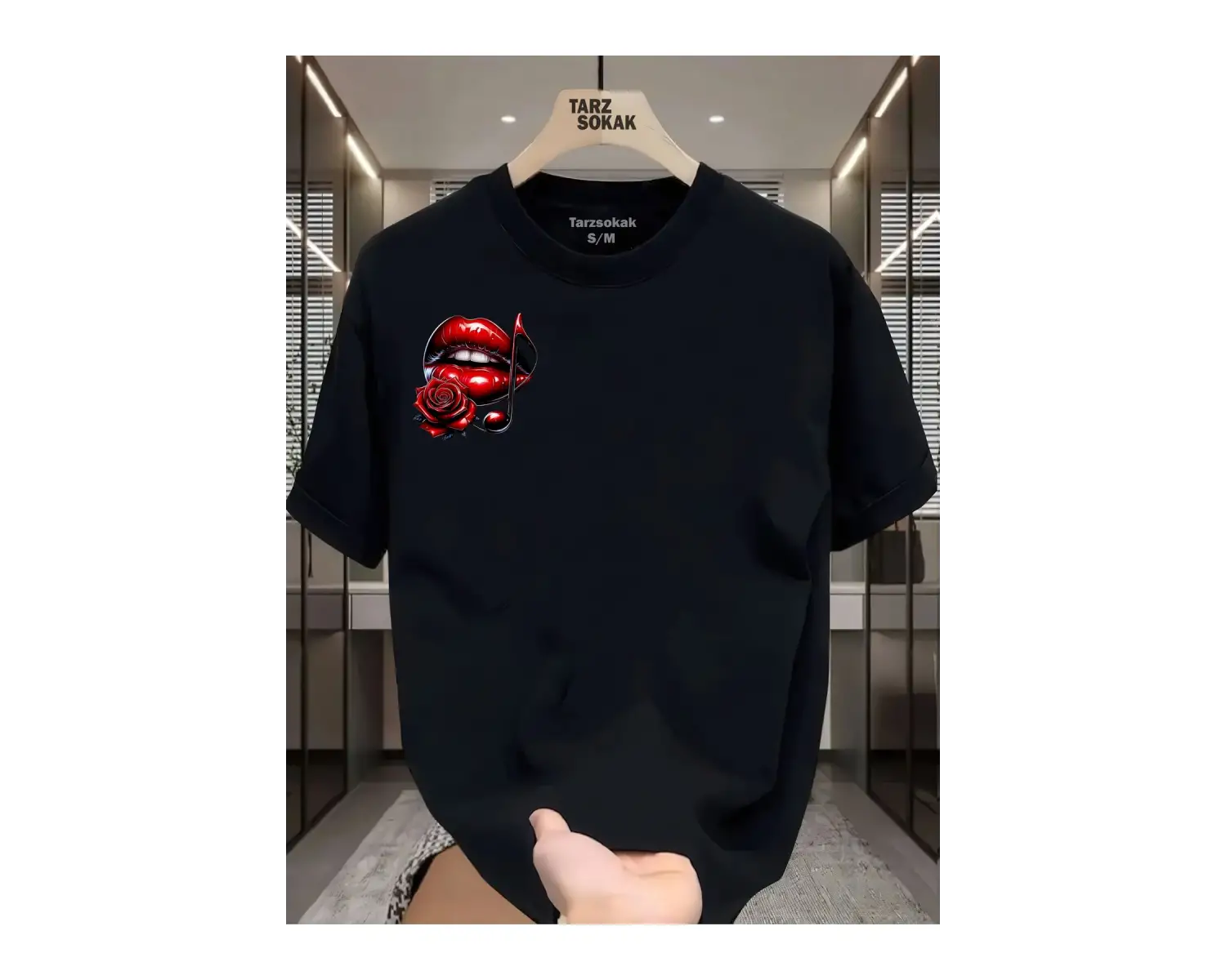 UNİSEX Dudak Lips T-shirt