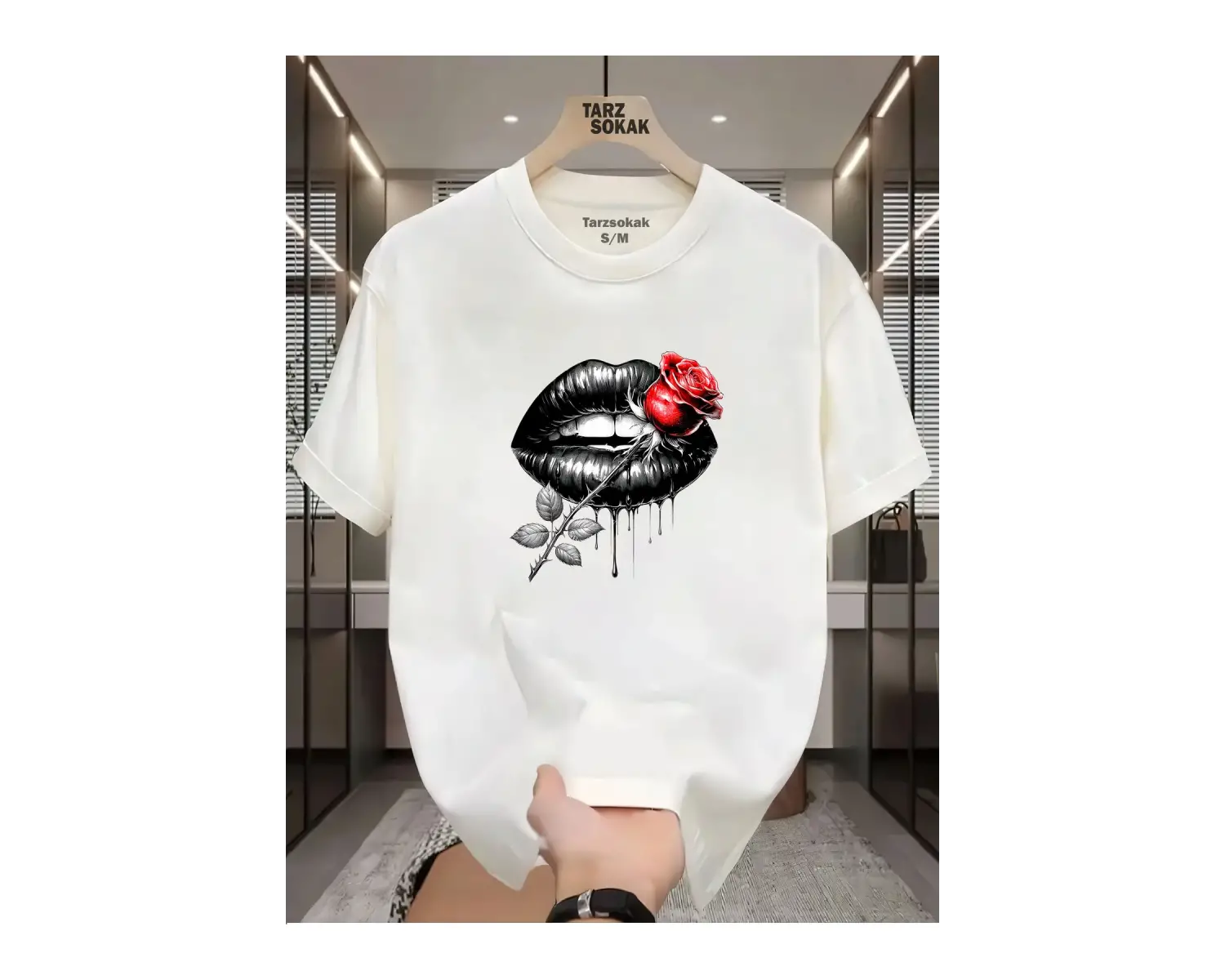 UNİSEX Dudak Lips T-shirt