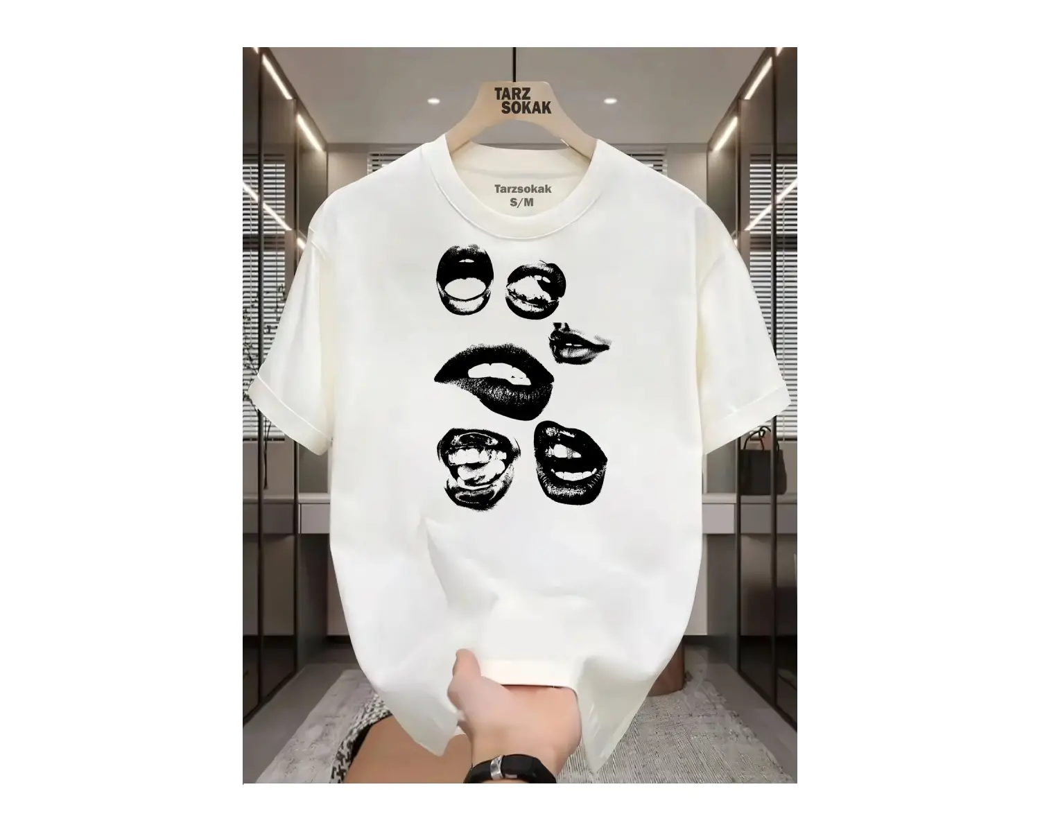 UNİSEX Dudak Lips T-shirt