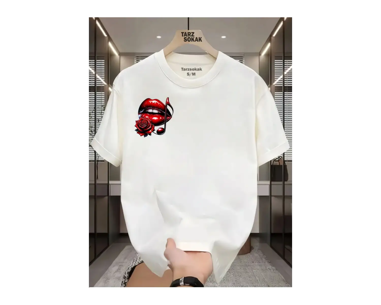 UNİSEX Dudak Lips T-shirt