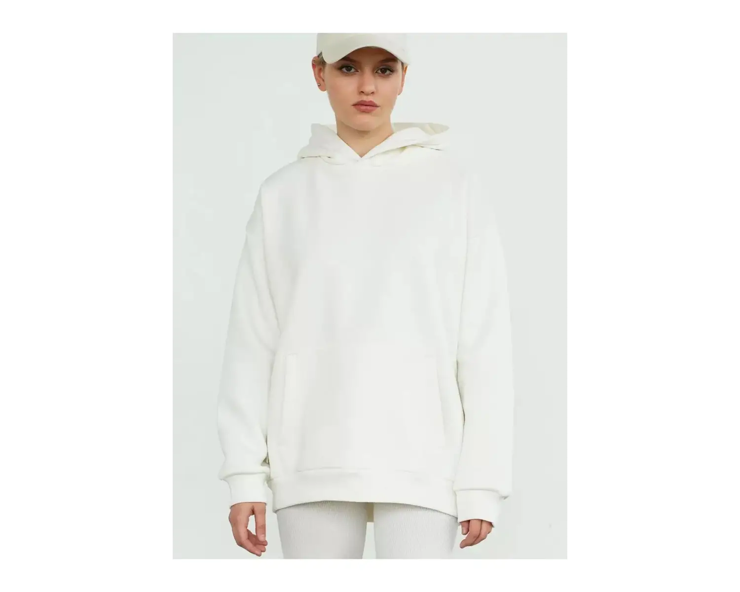 Unisex Dump Him Sweatshirt Beyaz