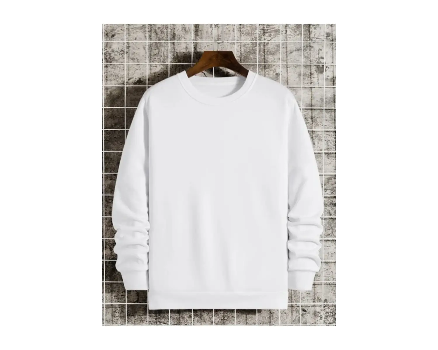Unisex Düz Siyah 0 Yaka Kapşonsuz Baskısız Oversize Sweatshirt