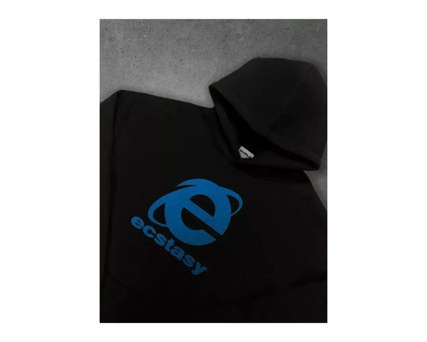 Unisex Ecstasy Explorer Sweatshirt Siyah