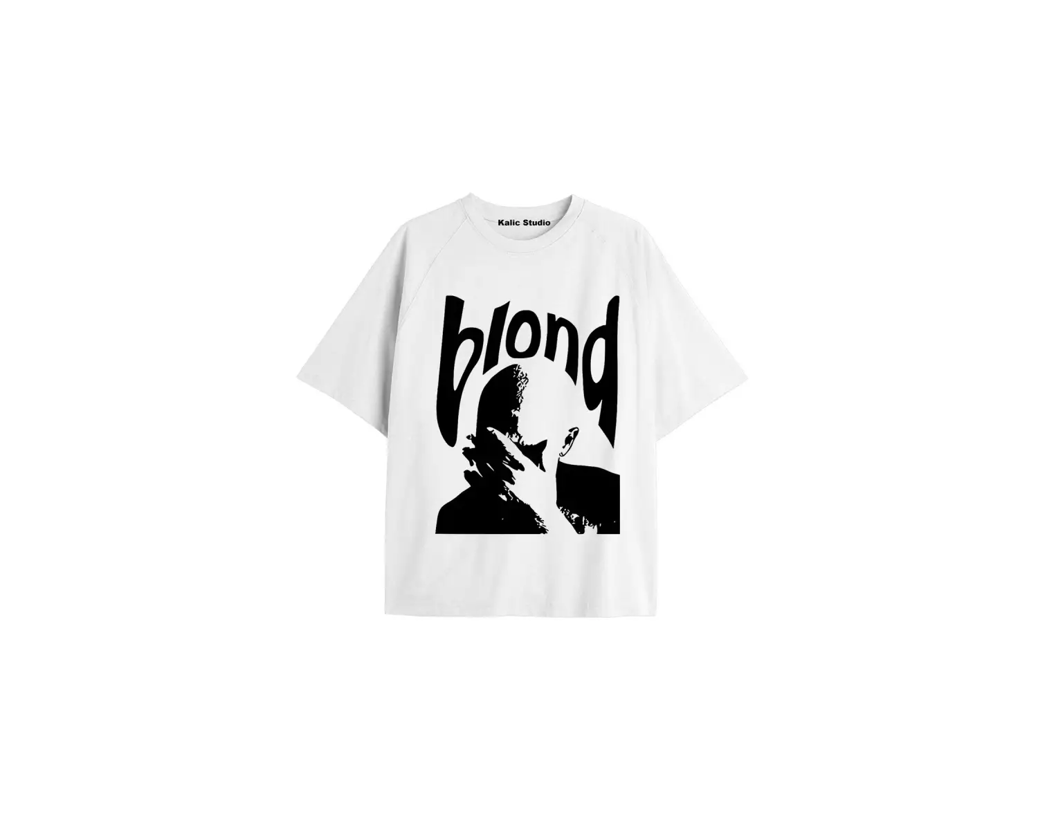 Unisex Erkek Kadın Blond Frank Ocean Beyaz T-SHIRT