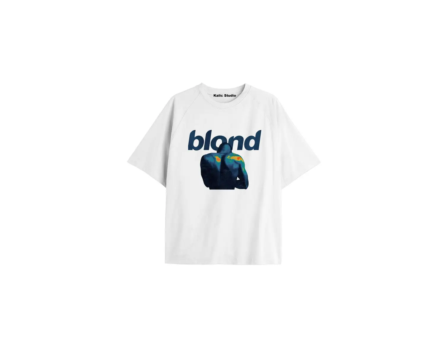 Unisex Erkek Kadın Blond Frank Ocean Beyaz T-SHIRT