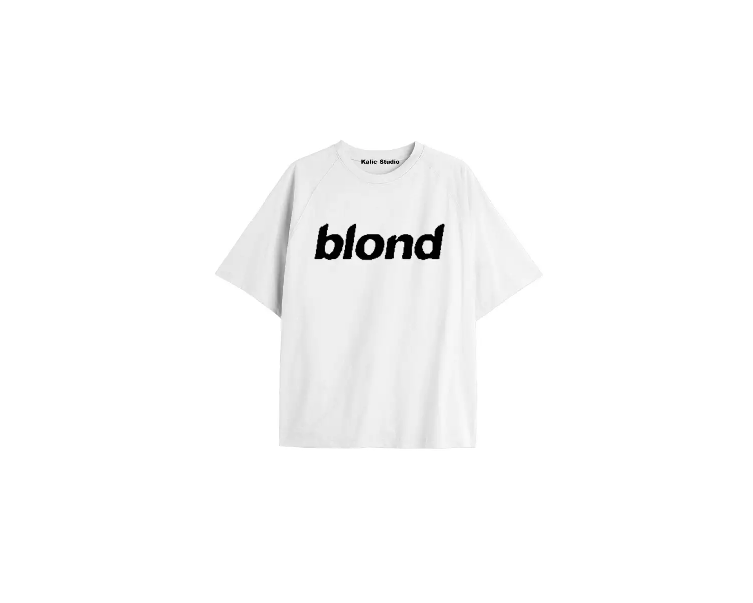 Unisex Erkek Kadın Blond Frank Ocean Beyaz T-SHIRT