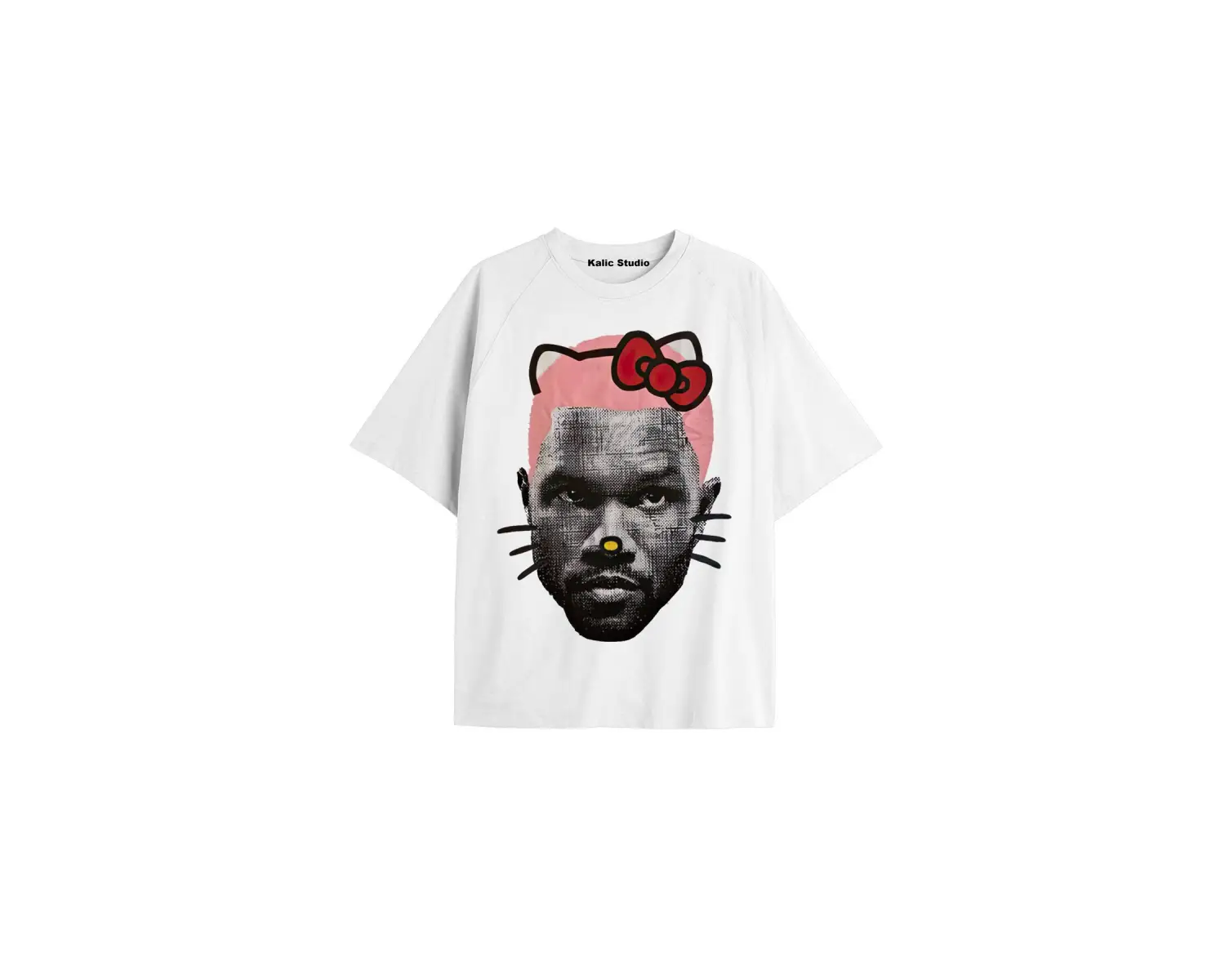 Unisex Erkek Kadın Blond Frank Ocean Beyaz T-SHIRT