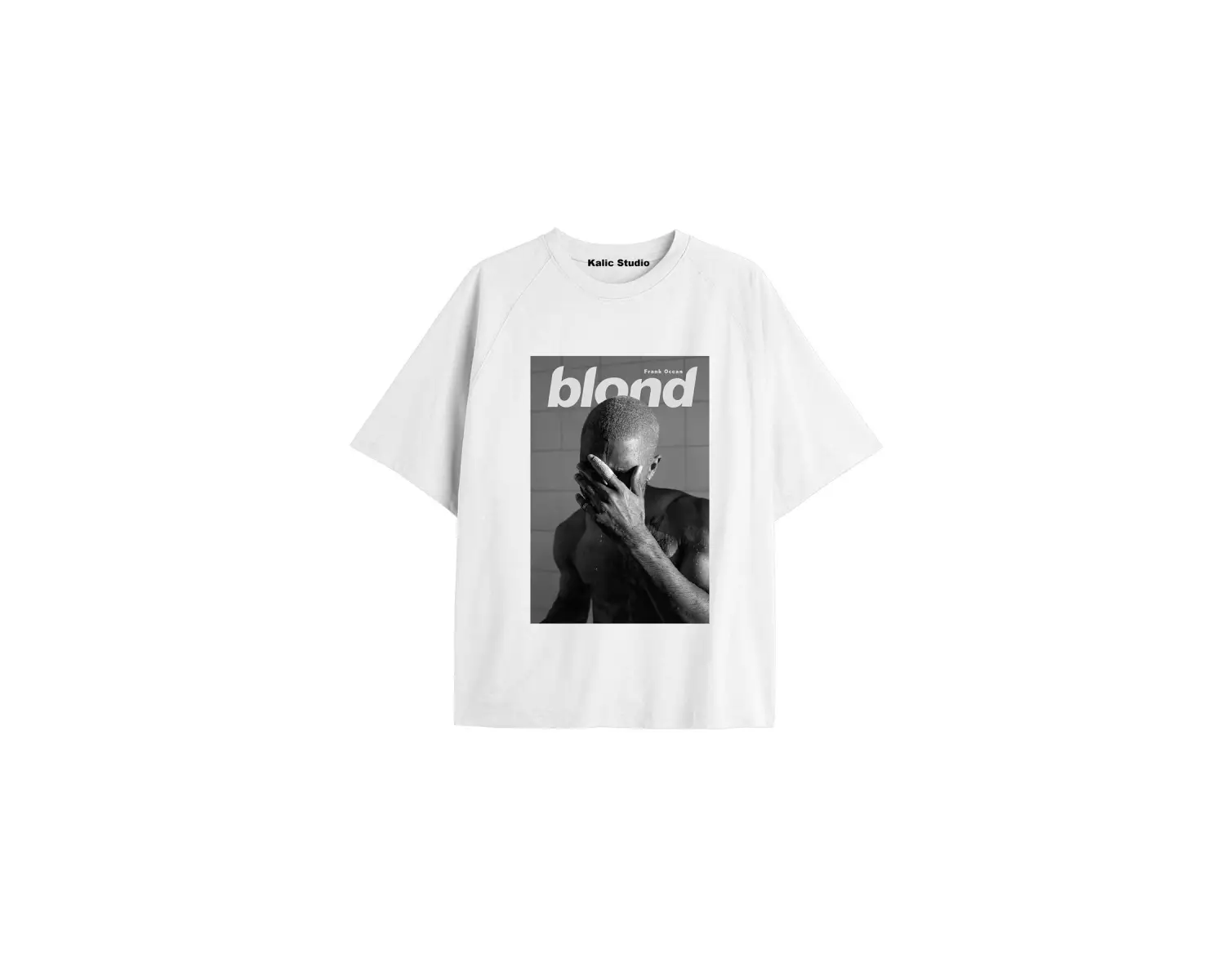 Unisex Erkek Kadın Blond Frank Ocean Beyaz T-SHIRT