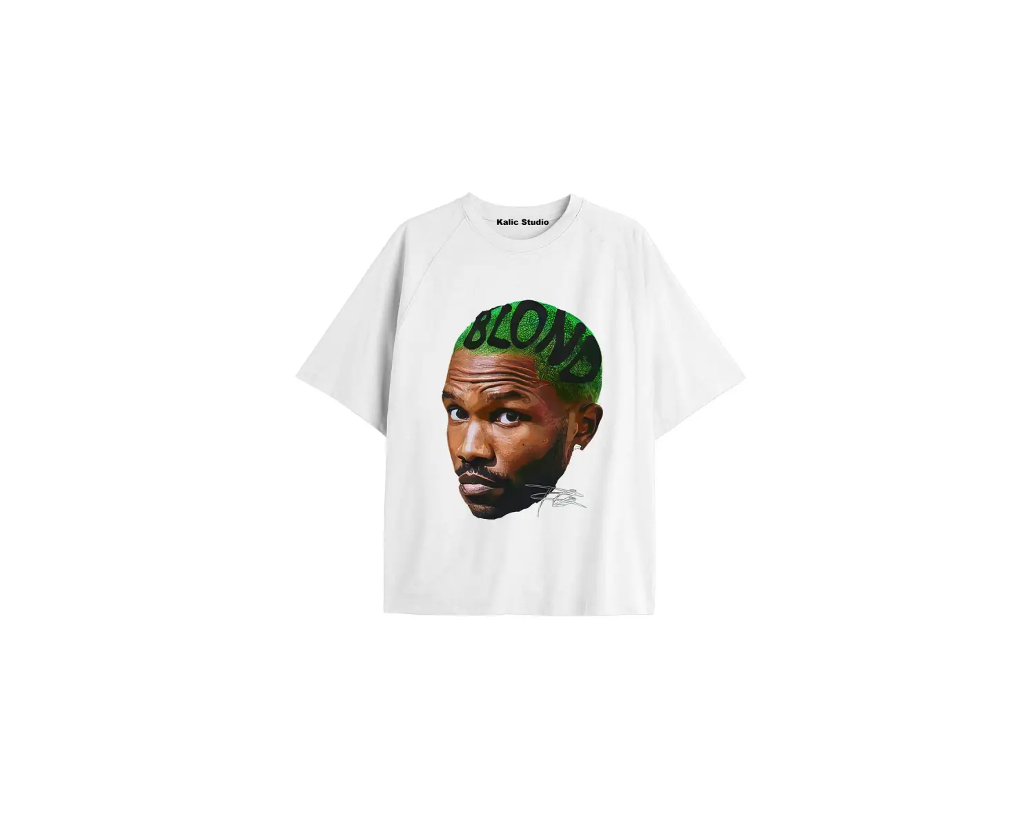 Unisex Erkek Kadın Blond Frank Ocean Beyaz T-SHIRT