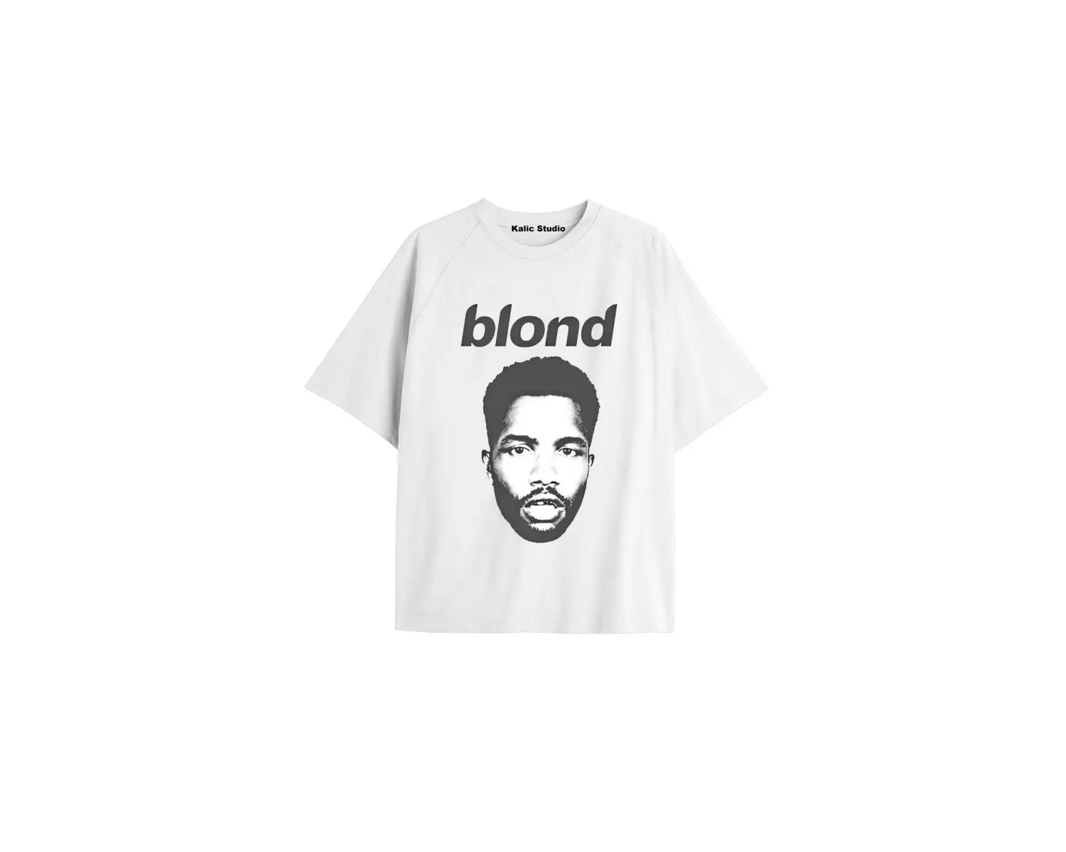 Unisex Erkek Kadın Blond Frank Ocean Beyaz T-SHIRT