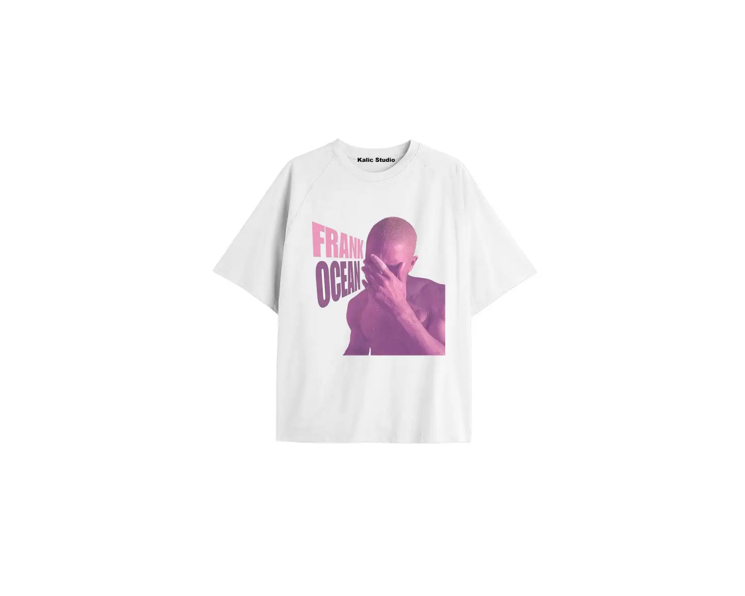 Unisex Erkek Kadın Blond Frank Ocean Beyaz T-SHIRT