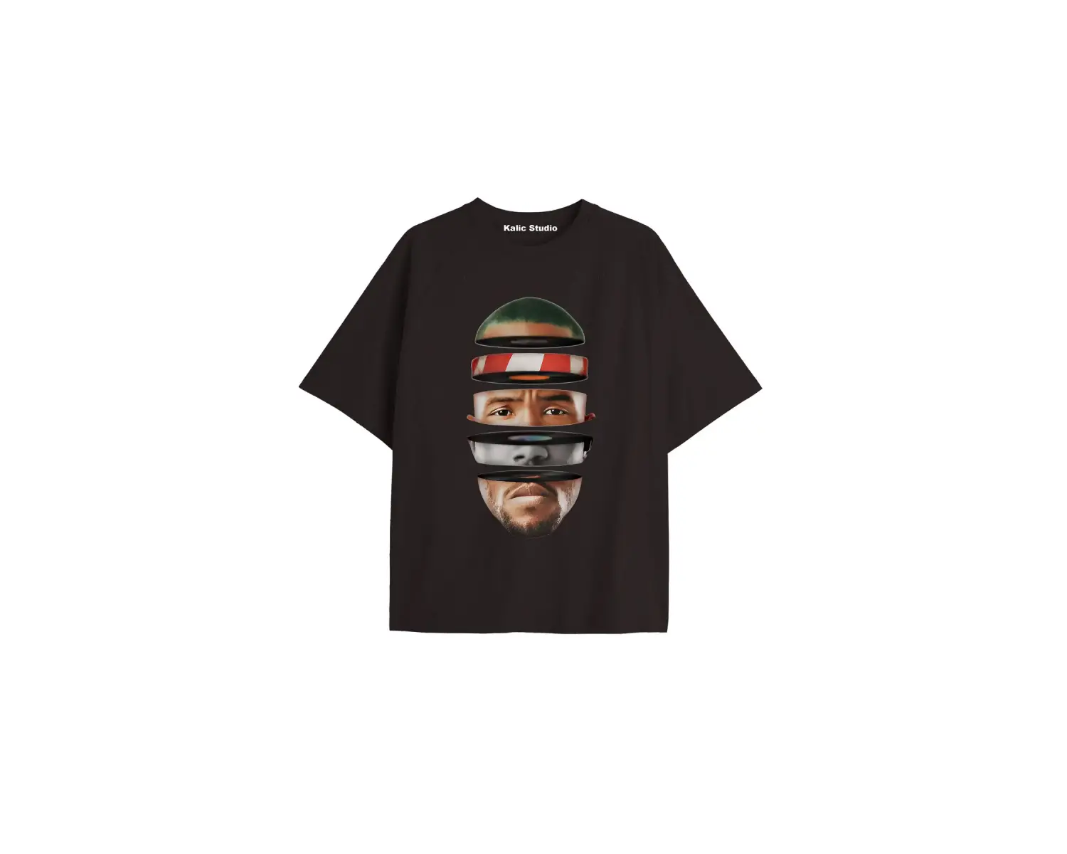 Unisex Erkek Kadın Blond Frank Ocean Siyah T-SHIRT