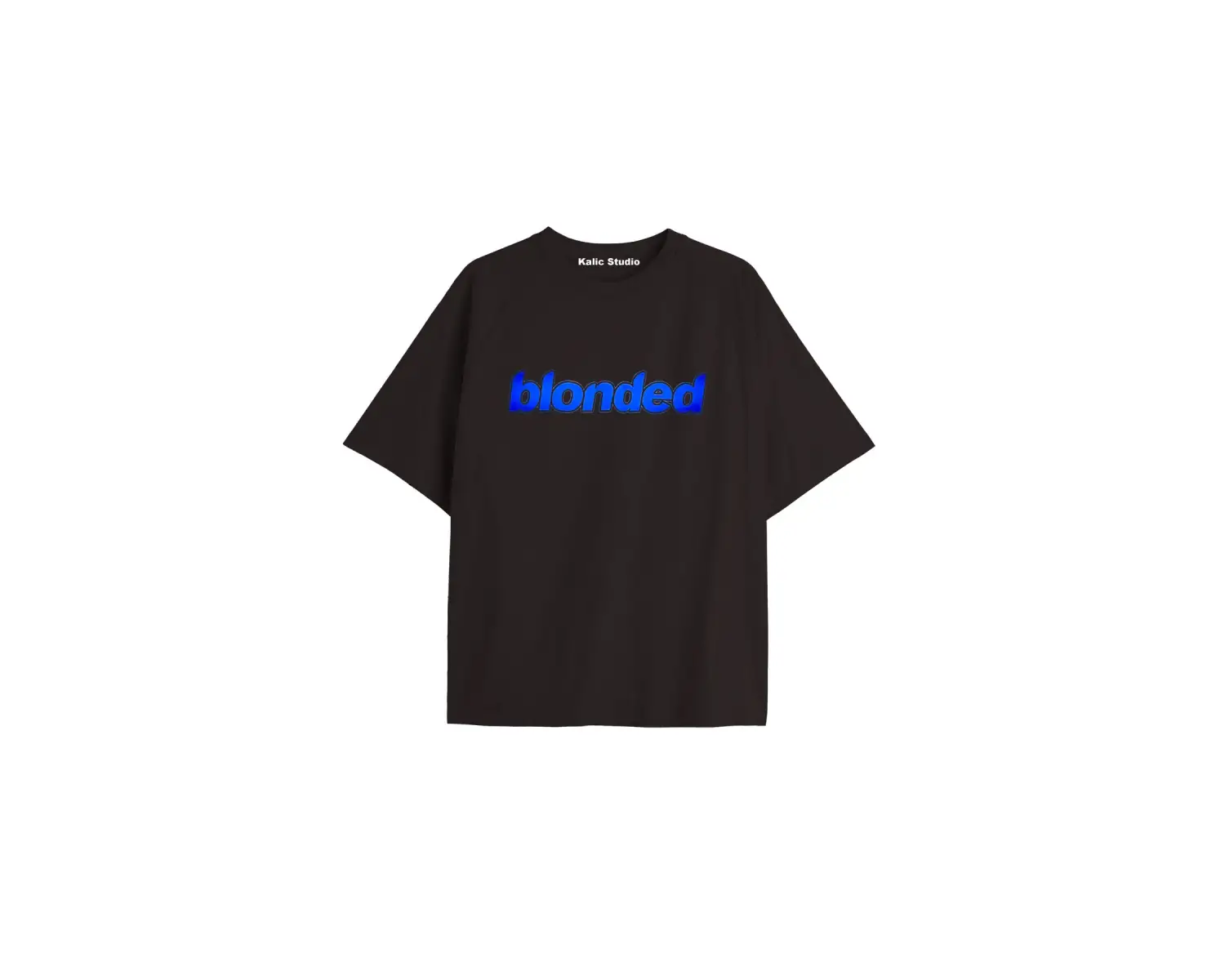Unisex Erkek Kadın Blond Frank Ocean Siyah T-SHIRT