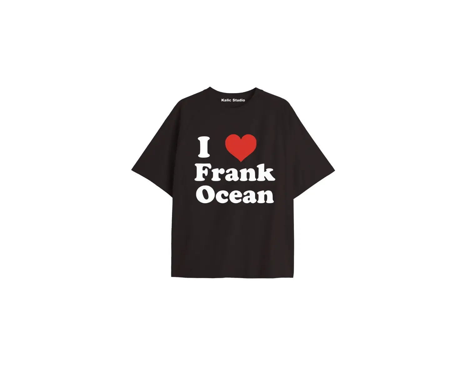 Unisex Erkek Kadın Blond Frank Ocean Siyah T-SHIRT