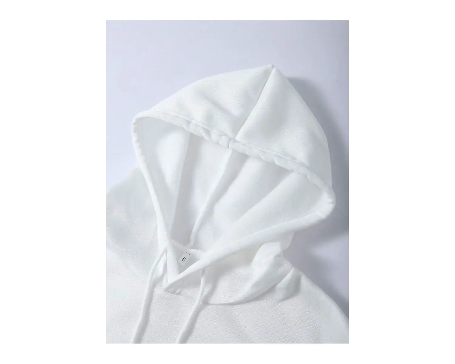 Unisex Erkek/Kadın JUSTDOIT Renkli Özel Baskılı Oversize Kapüşonlu Sweatshirt Beyaz