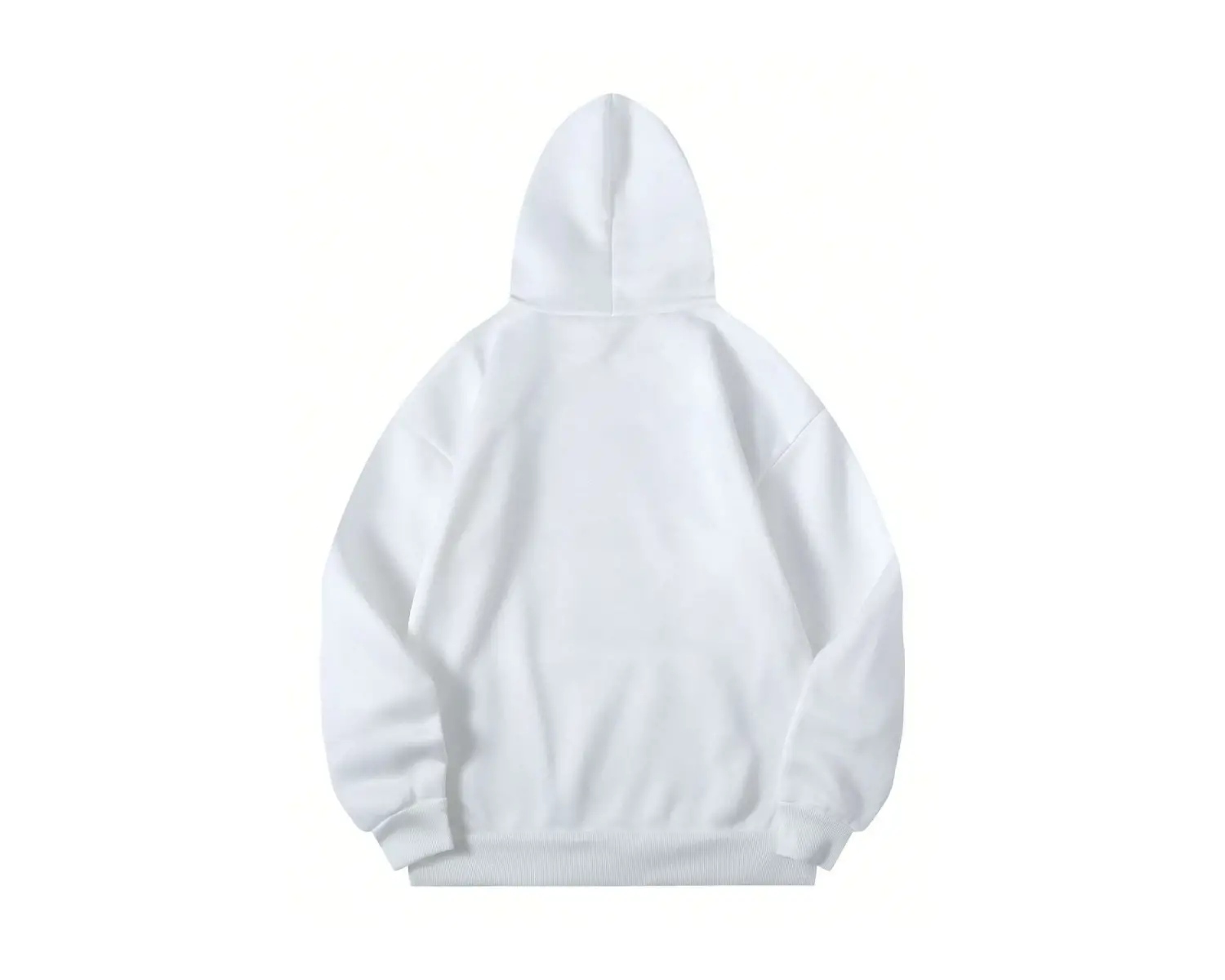 Unisex Erkek/Kadın Pikachu Renkli Özel Baskılı Oversize Kapüşonlu Sweatshirt Beyaz