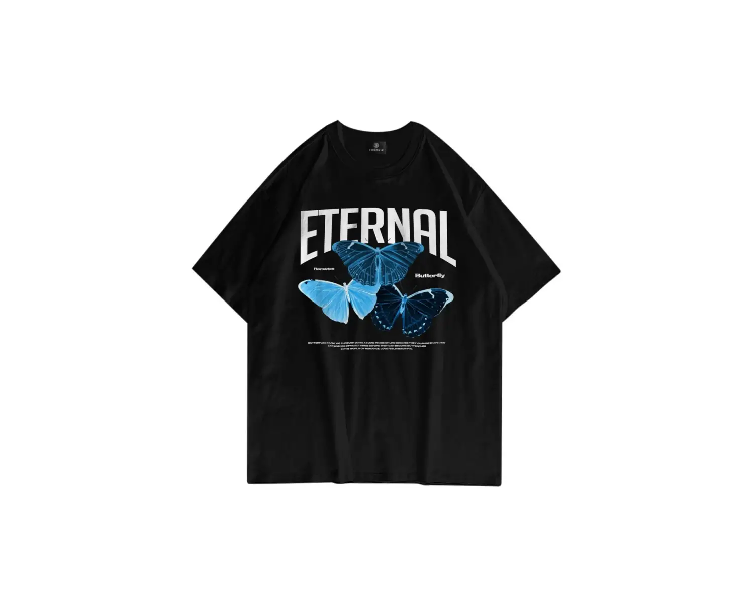Unisex Eternal Siyah Tshirt