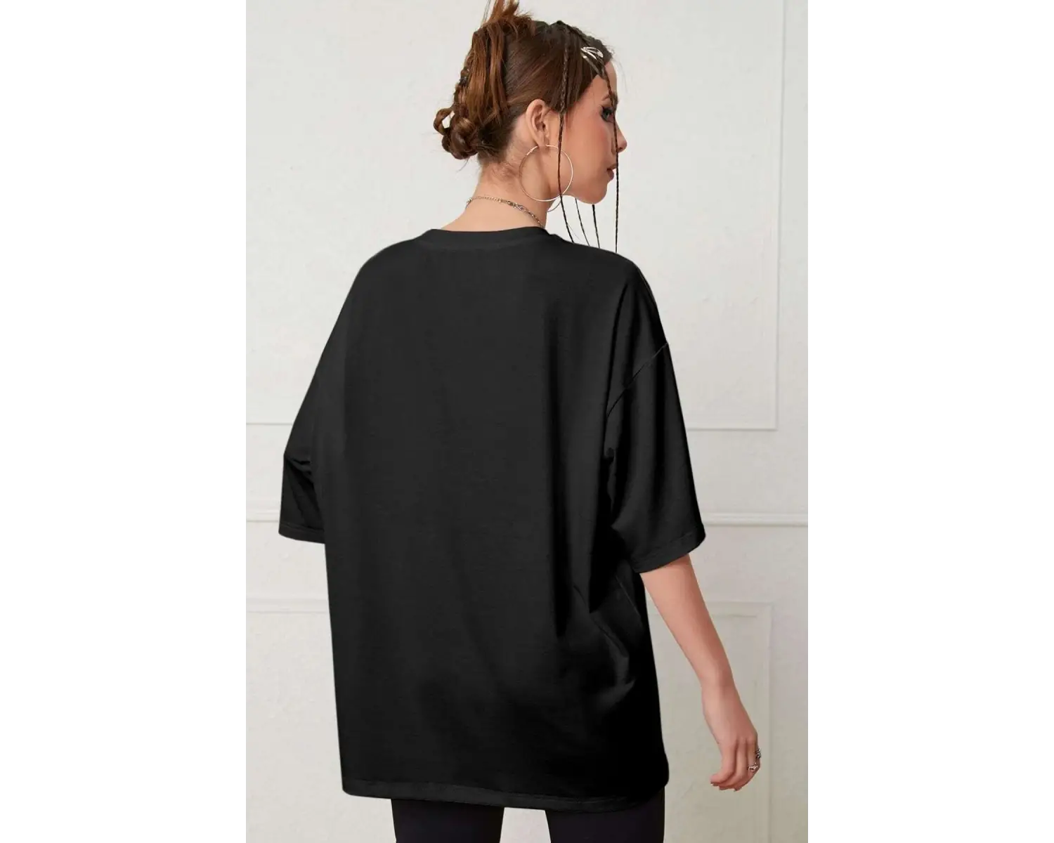 Unisex Evren Temalı Baskılı T-shirt