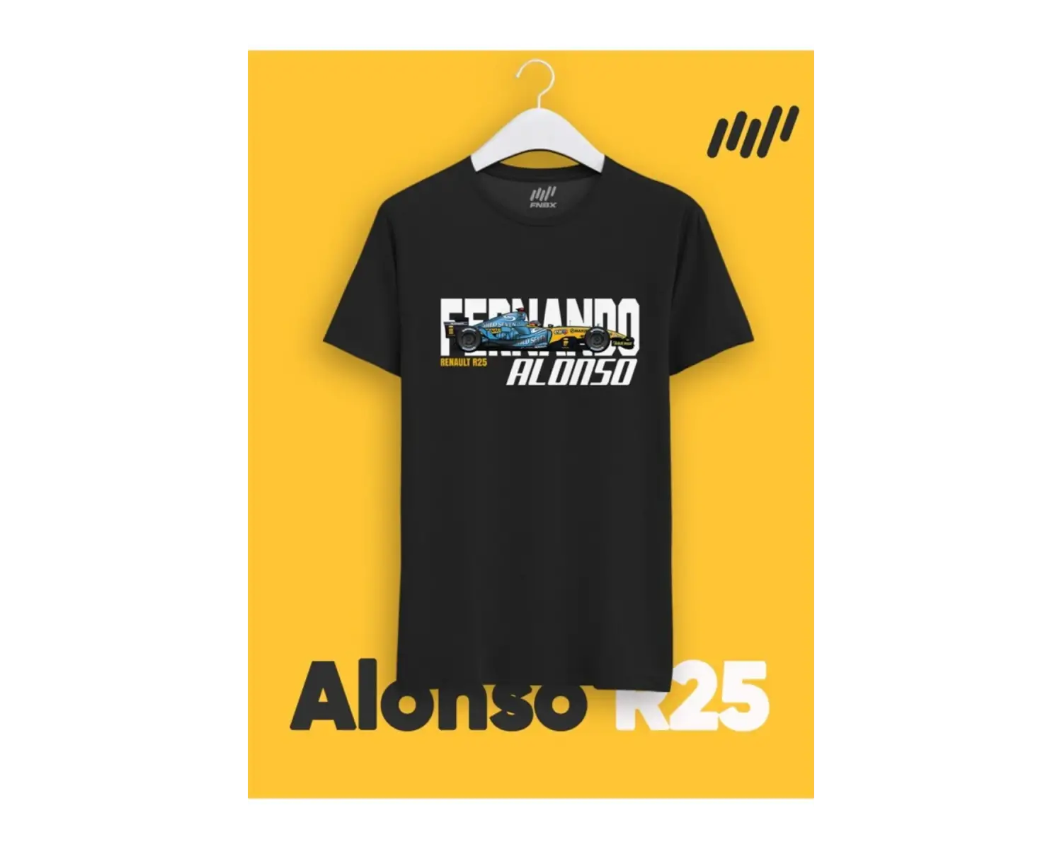 Unisex Fernando Alonso Renault R25 T-shirt