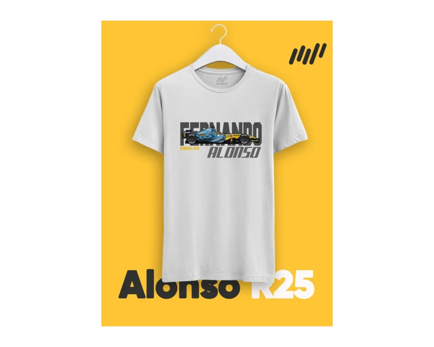 Unisex Fernando Alonso Renault R25 T-shirt