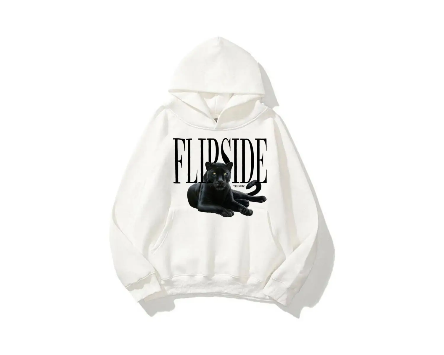 Unisex Flipside Sweatshirt Hoodie Beyaz