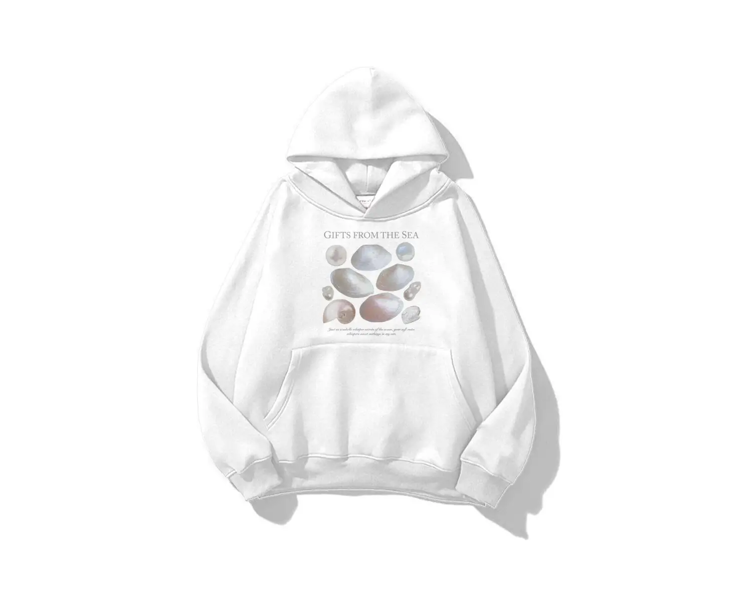 Unisex Gifts From The Sea Sweatshirt Beyaz