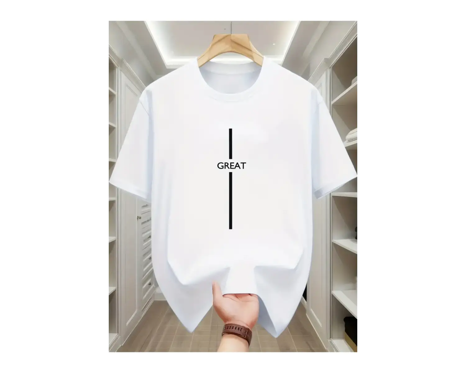 Unisex Great Baskılı Oversize