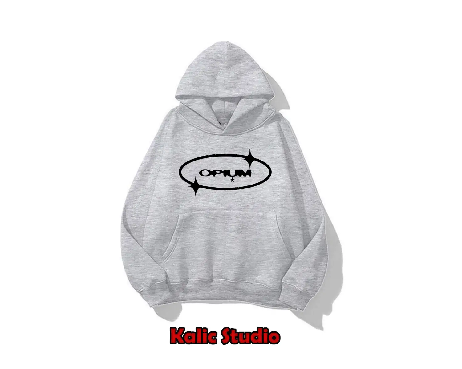 ünisex gri playboi carti oversize sweatshirt