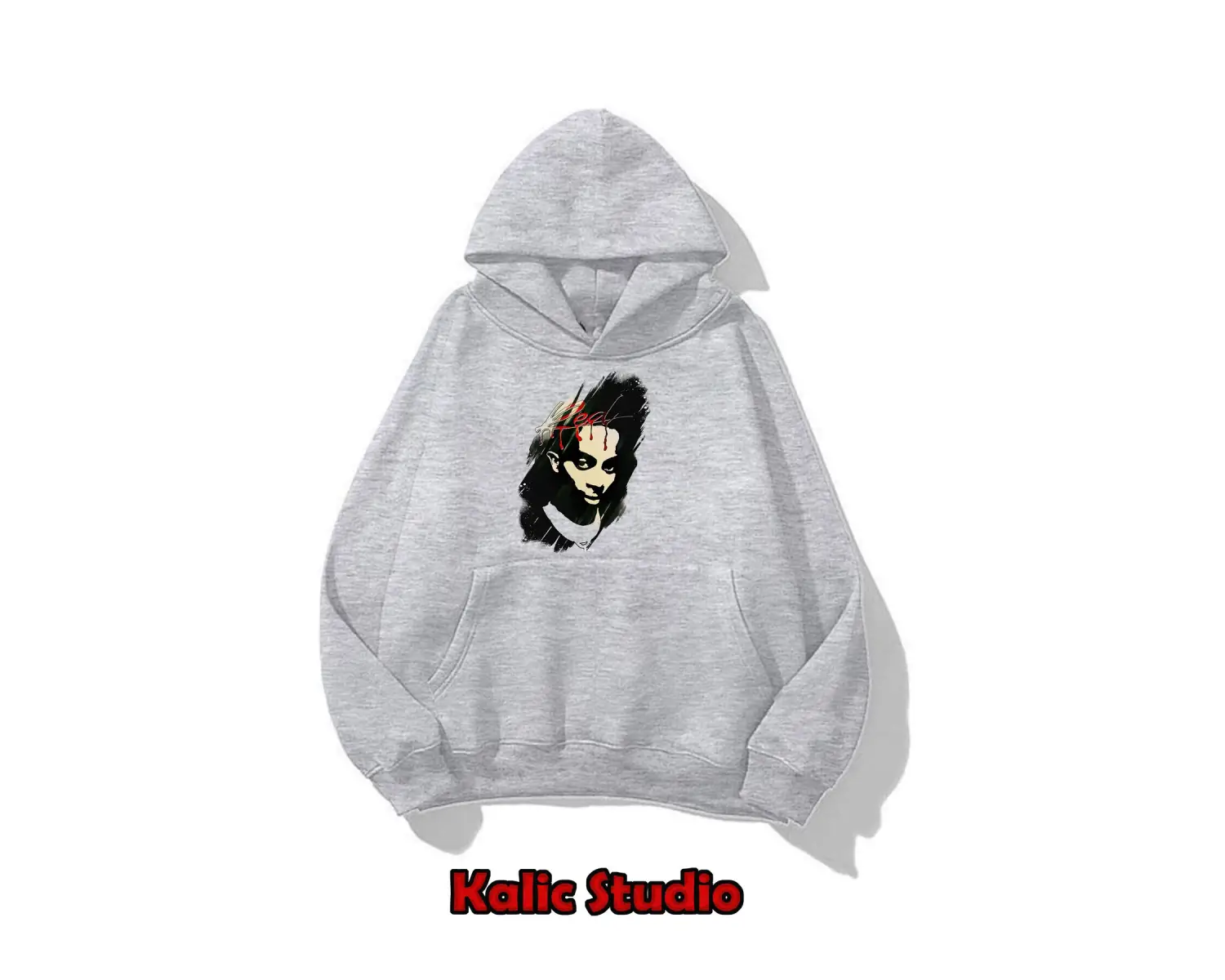 ünisex gri playboi carti oversize sweatshirt