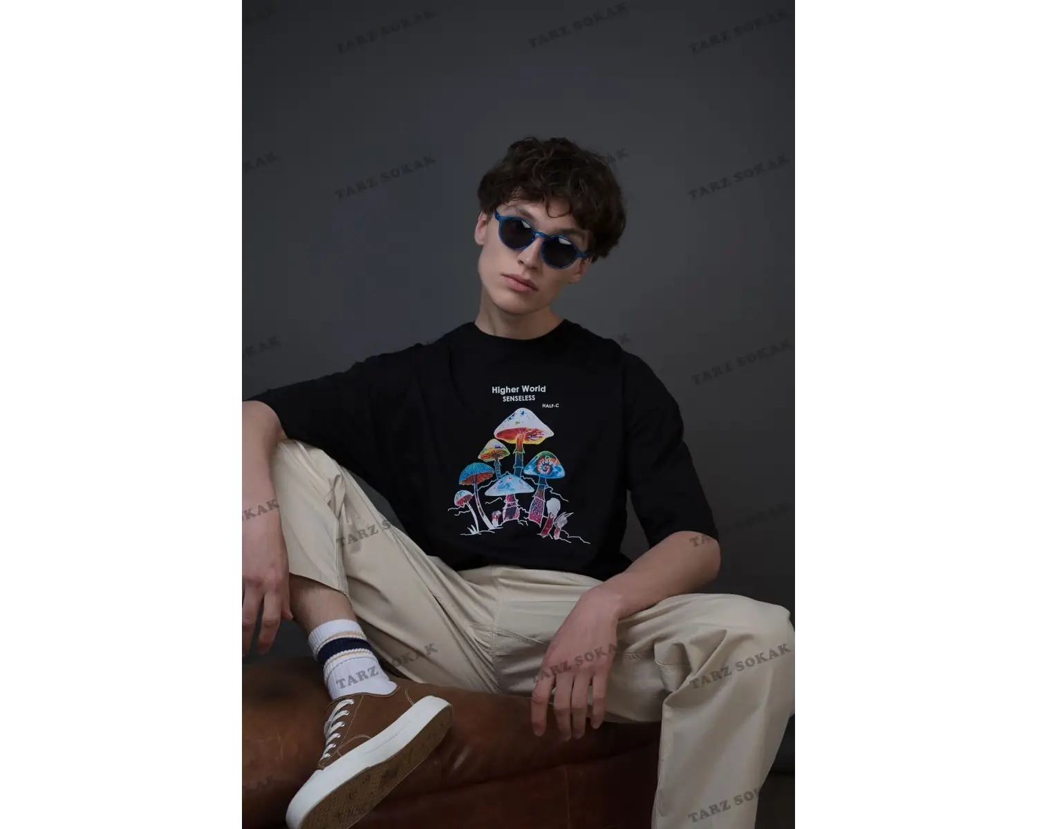 Unisex Higher World Siyah