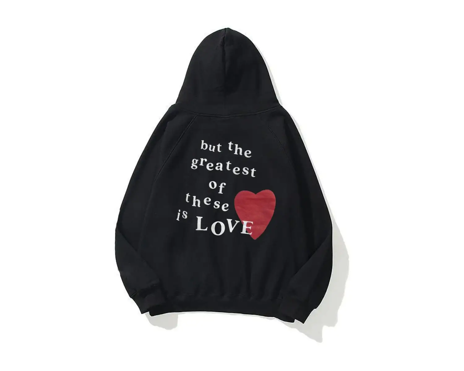 Unisex Hope Love Beyaz Sweatshirt