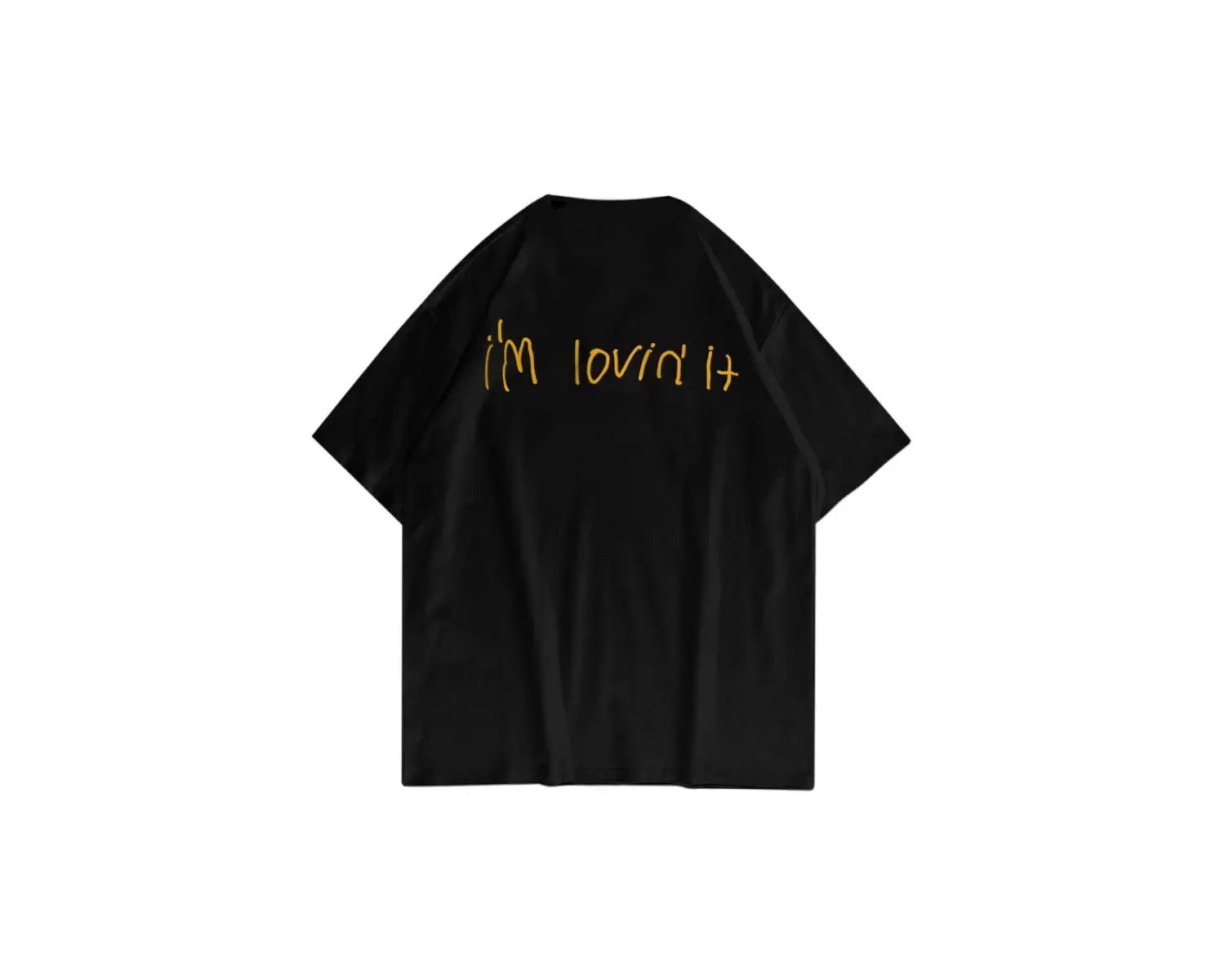 Unisex Im Loving It Mc Siyah Tshirt