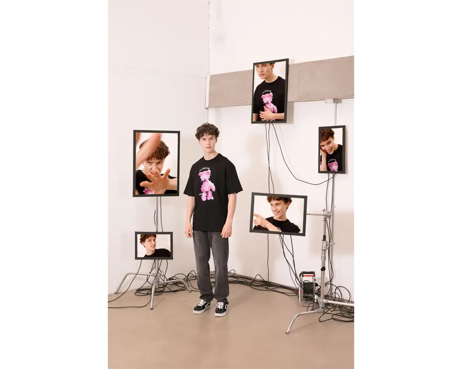 Unisex Im Very Well Siyah Tshirt