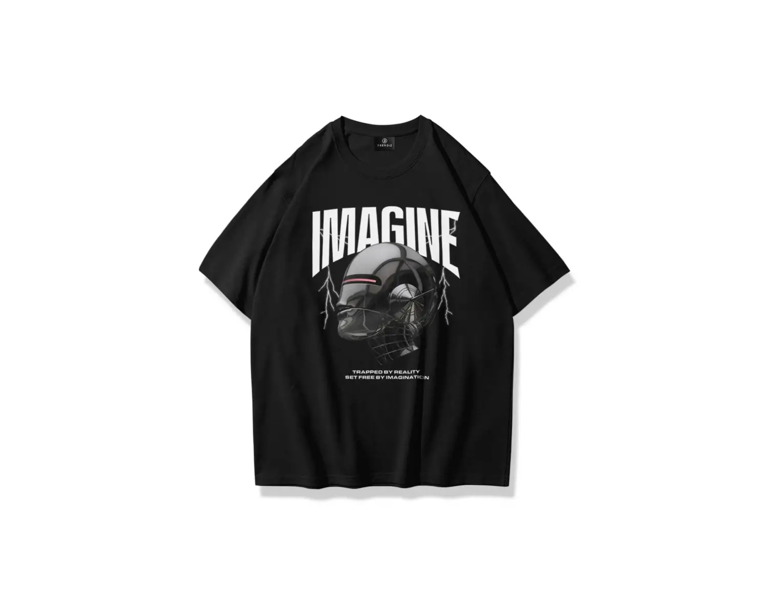Unisex Imagine Tshirt Siyah