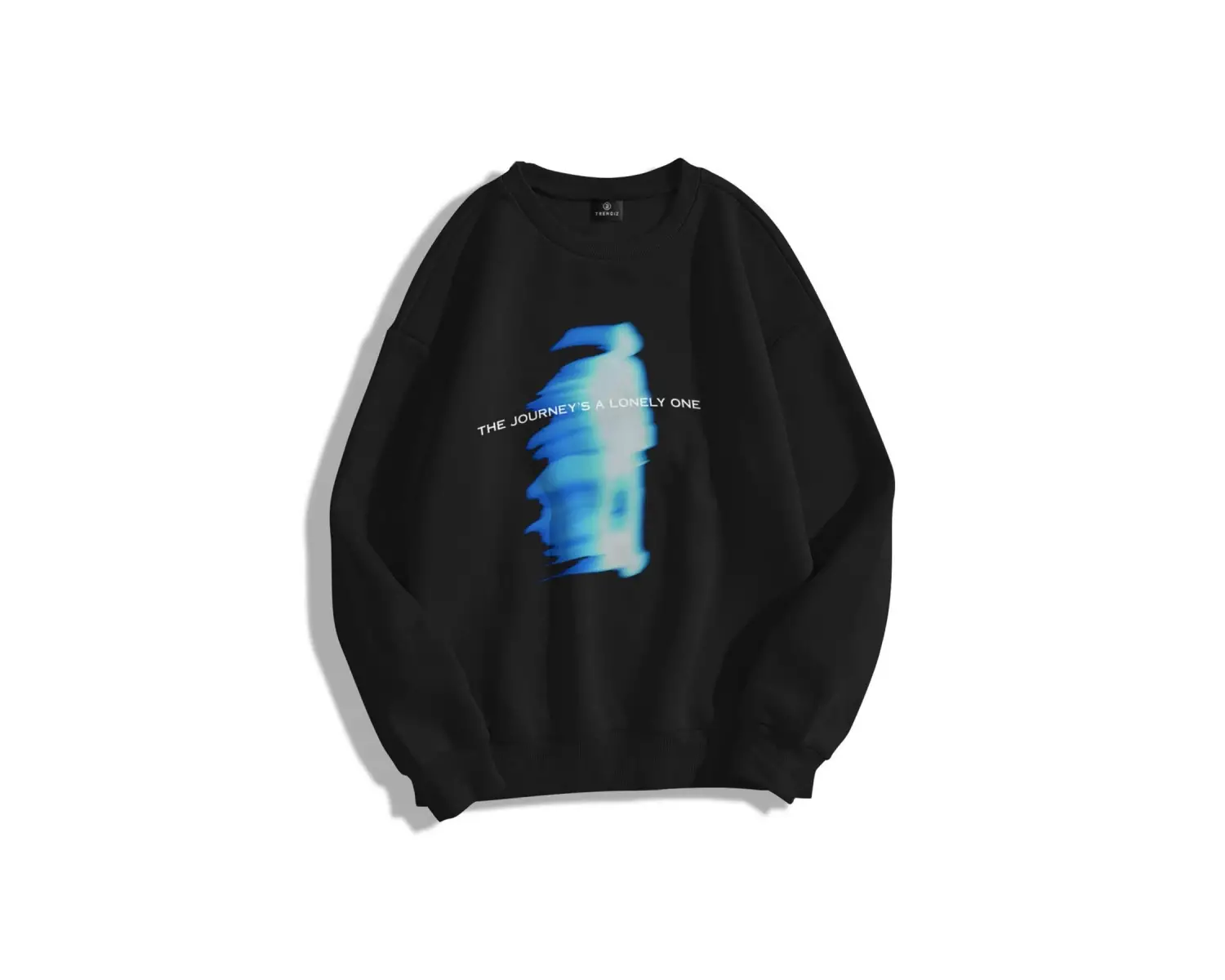 Unisex Journey Bisiklet Yaka Sweatshirt Hoodie Siyah